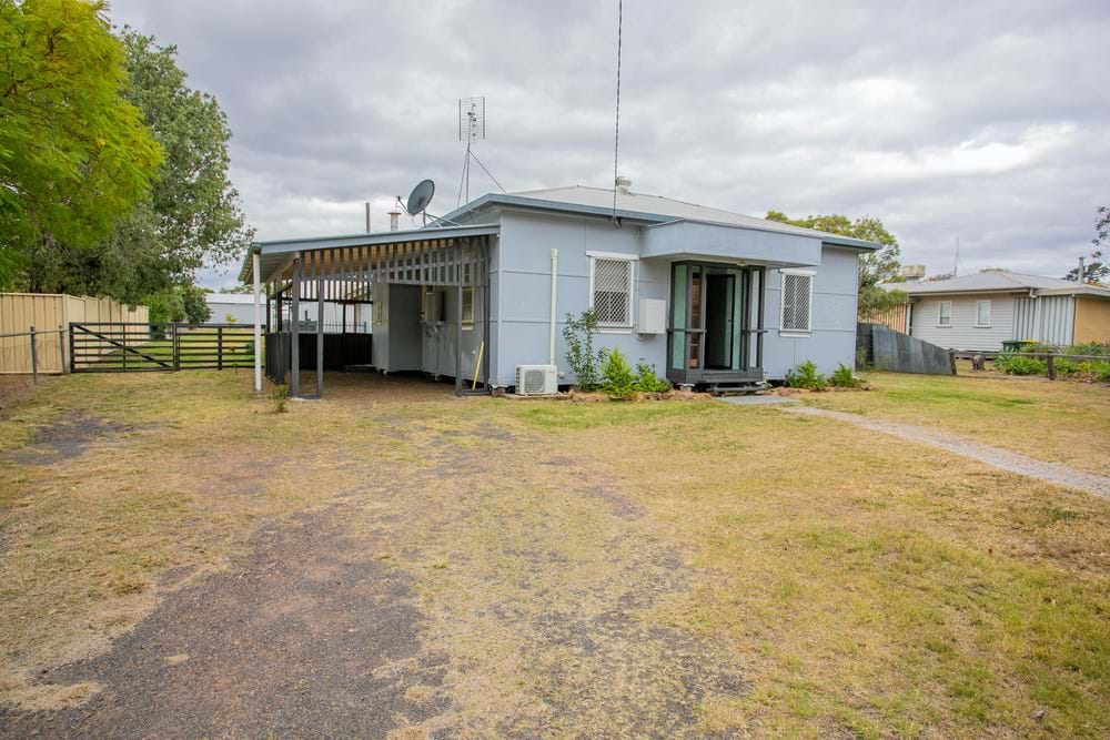 Over half acre in the heart of a small country town